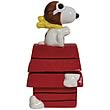 Peanuts Flying Ace on Doghouse Salt and Pepper Shakers